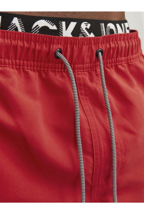 Short JACK &JONES Fiji Swim DB - 12227254-True Red S [4]