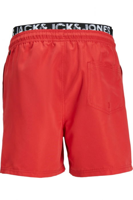 Short JACK &JONES Fiji Swim DB - 12227254-True Red S [2]