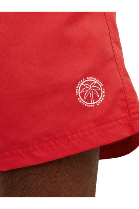 Short JACK &JONES Fiji Swim DB - 12227254-True Red S [3]
