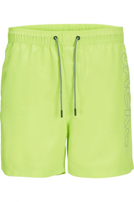 Short JACK &JONES Fiji Swim Double JNR - 12253748-Wild Lime [1]