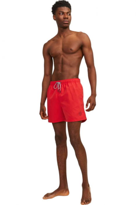 Short JACK &JONES Fiji Swim Solid - 12225961-True Red [7]