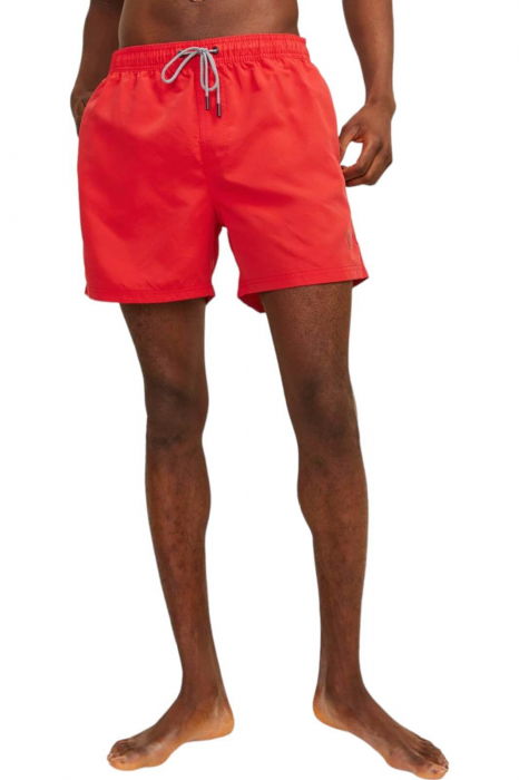 Short JACK &JONES Fiji Swim Solid - 12225961-True Red [3]