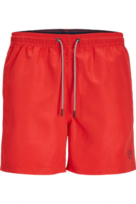Short JACK &JONES Fiji Swim Solid - 12225961-True Red [1]