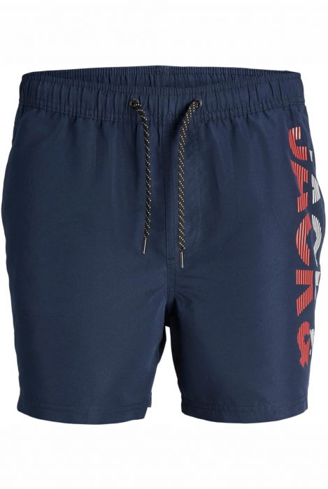 Short JACK &JONES Fiji Swim Splicelogo - 12225967-Navy Blazer [1]
