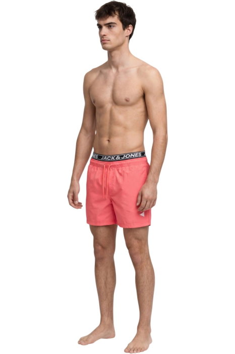 Short JACK &JONES Maui Surf Double Swim - 12291404-Hot Coral [4]
