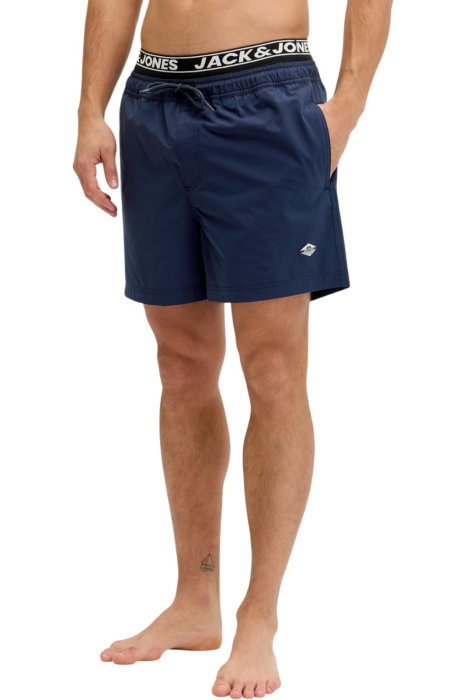 Short JACK &JONES Maui Surf Double Swim - 12291404-Navy Blazer [1]