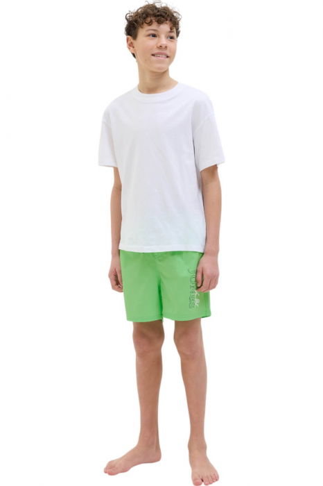 Short JACK &JONES Maui Swim Double Logo JNR - 12273841-Summer Green [6]