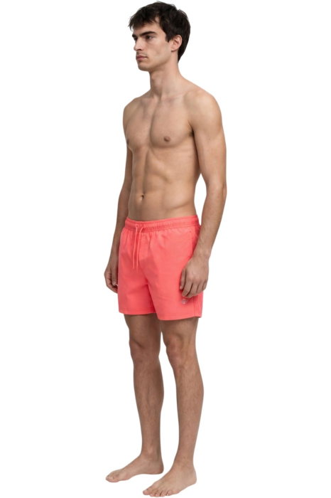 Short JACK &JONES Maui Tropic Solid SN - 12291385-Hot Coral [5]