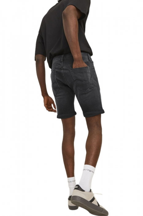 Short JACK &JONES Rick Fox - 12249085-Black Denim [5]