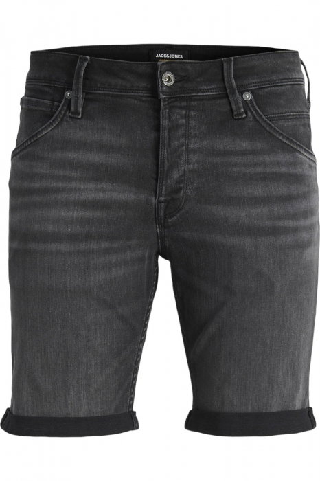 Short JACK &JONES Rick Fox - 12249085-Black Denim [8]