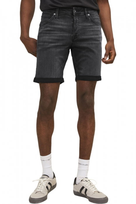 Short JACK &JONES Rick Fox - 12249085-Black Denim [1]