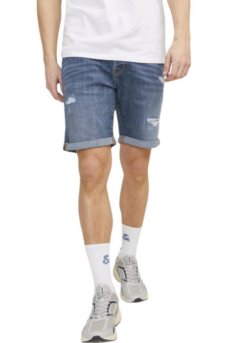 Short JACK &JONES Rick Fox - 12250490-Blue Denim [1]