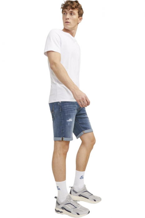 Short JACK &JONES Rick Fox - 12250490-Blue Denim [4]