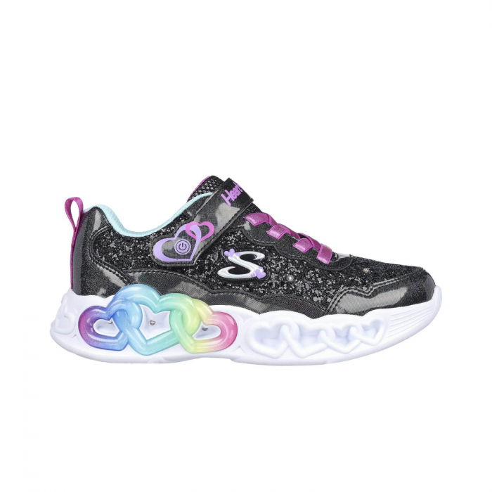 Skechers Infinite Hearts Lights - 303752L-BKTQ [1]
