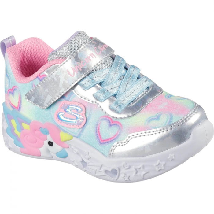 Skechers Unicorn Charmer - Lil Heart Sparkles - 303064N-SMLT [4]