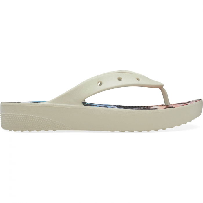 Slapi Crocs Classic Platform Retro Resort Flip - 208770-2Y3 [2]