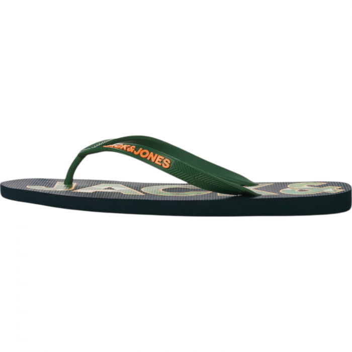 Slapi JACK &JONES Logo Palm Print - 12230642-Navy Blazer [2]