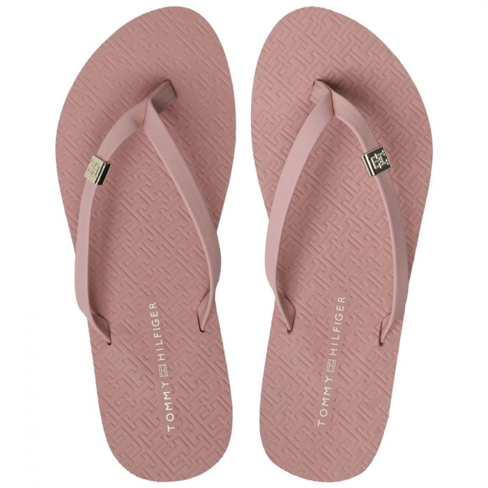 Slapi Tommy Hilfiger Monogram Flat Sandal - FW0FW06964-TQS [2]