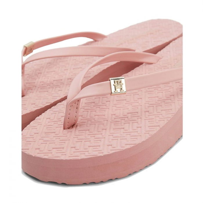 Slapi Tommy Hilfiger Monogram Flat Sandal - FW0FW06964-TQS [4]