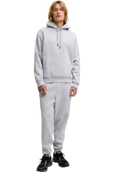 Trening JACK &JONES Bradley Sweat Hood Set MP - 12288671-Light Grey Melange [1]