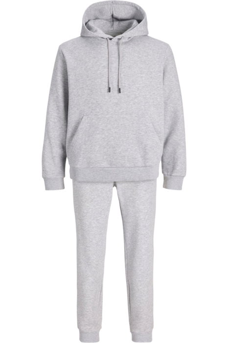 Trening JACK &JONES Bradley Sweat Hood Set MP - 12288671-Light Grey Melange [5]