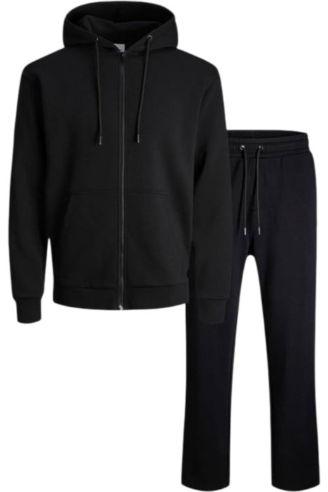 Trening JACK &JONES Bradley Sweat Zip Hood Set Pack - 12307260-Black [1]