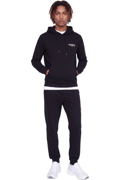 Trening JACK &JONES Jade Sweat Hood Set Pack - 12307249-Black [1]