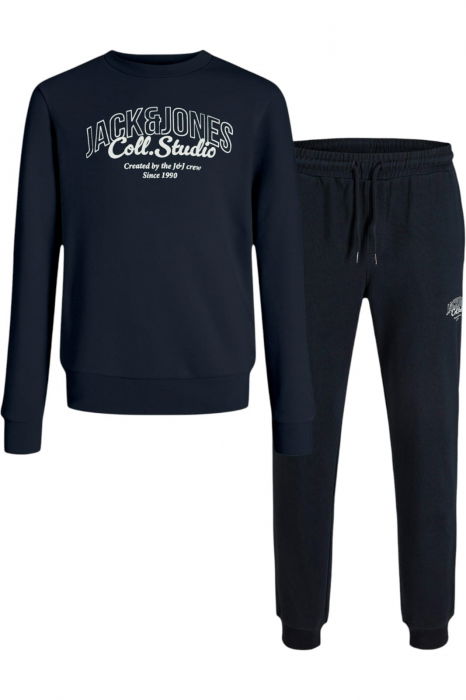 Trening JACK &JONES Makoto Sweat Set MP JNR - 12287815-Sky Captain [1]