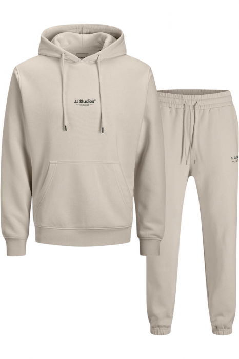 Trening JACK &JONES Soho Sweat Hood Set Mp - 12288673-Moonbeam [1]