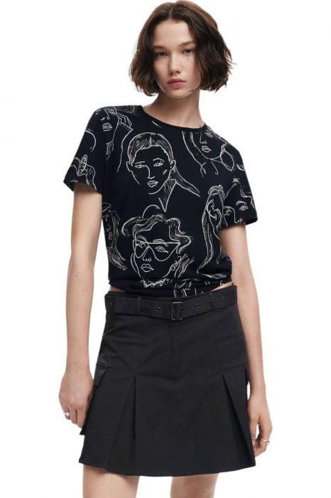 Tricou Desigual Caras - 24WWTK54-2000 [1]