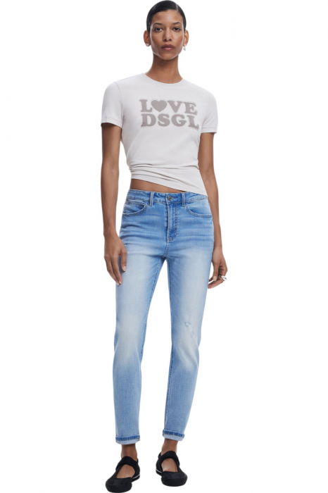 Tricou Desigual Love DSGL - 25SWTK10-2001 [6]