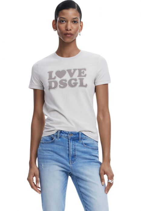 Tricou Desigual Love DSGL - 25SWTK10-2001 [1]