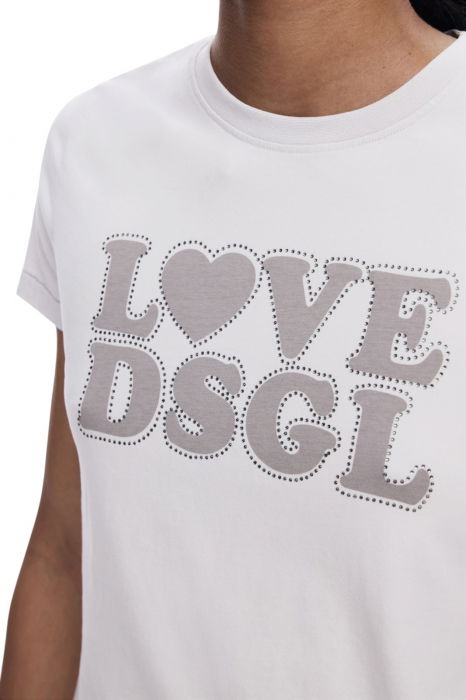 Tricou Desigual Love DSGL - 25SWTK10-2001 [4]