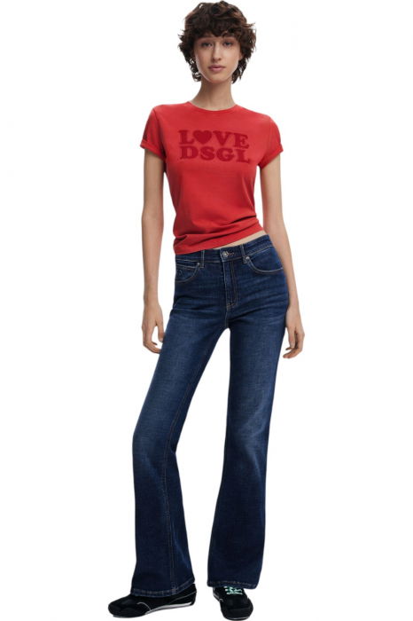 Tricou Desigual Love DSGL - 25SWTK10-3092 [4]