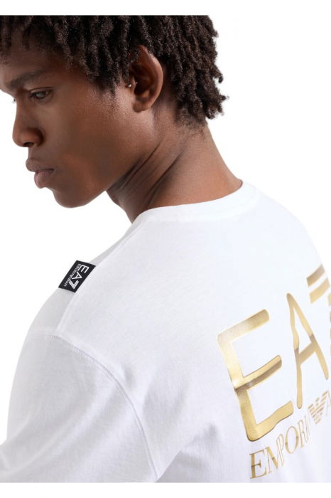 Tricou Emporio Armani EA7 Logo Series Back Oversize Logo - PJFFZ-6DPT06-1100 [3]