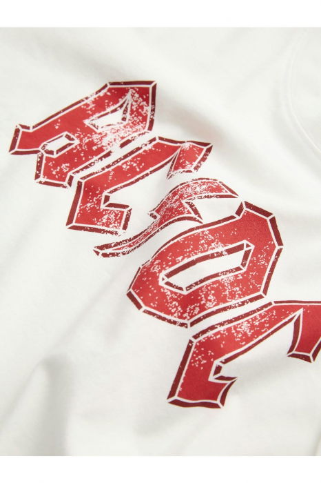 Tricou JACK &JONES AC DC Crew Neck - 12290347-Bright White [4]