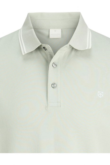 Tricou JACK &JONES Alex Polo SS25 - 12286338-Aqua Gray [2]