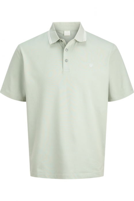 Tricou JACK &JONES Alex Polo SS25 - 12286338-Aqua Gray [1]