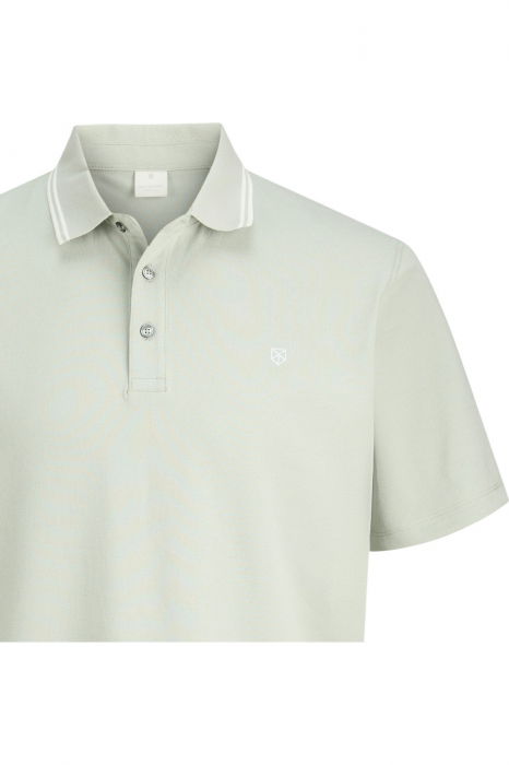 Tricou JACK &JONES Alex Polo SS25 - 12286338-Aqua Gray [3]