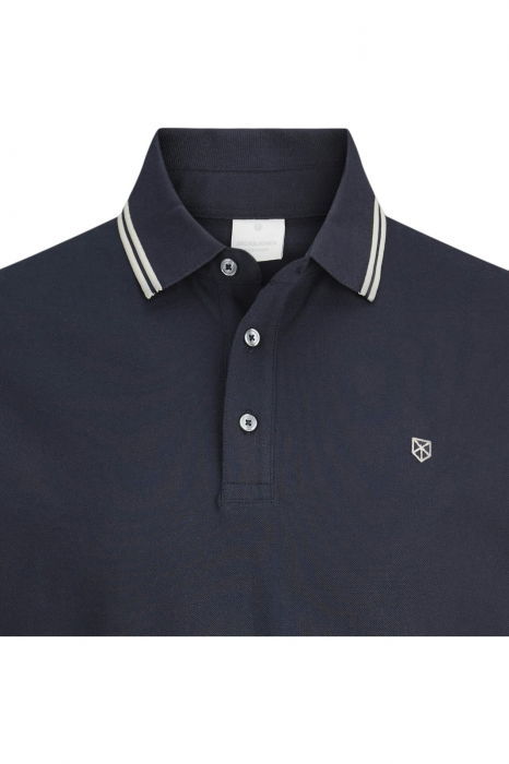 Tricou JACK &JONES Alex Polo SS25 - 12286338-Night Sky [2]
