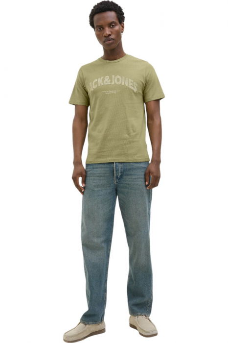 Tricou JACK &JONES Almeria Bold Branding - 12276962-Cedar [4]