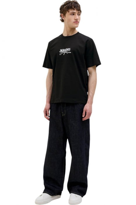 Tricou JACK &JONES Almeria Branding - 12276784-Black [4]