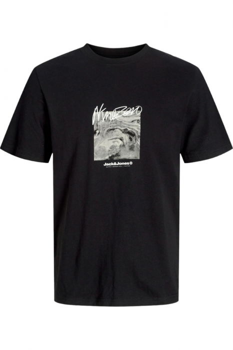 Tricou JACK &JONES Alpha Print - 12268180-Black [1]