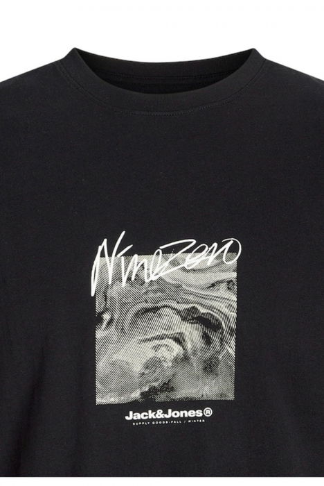 Tricou JACK &JONES Alpha Print - 12268180-Black [2]