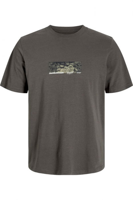 Tricou JACK &JONES Alpha Print - 12268180-Pavement [1]
