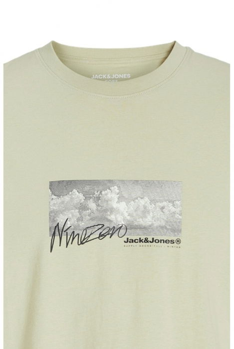 Tricou JACK &JONES Alpha Print - 12268180-Tidal [2]