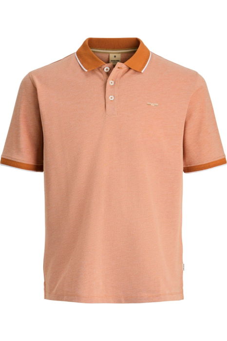 Tricou JACK &JONES Alves Polo - 12274681-Amber Brown [1]