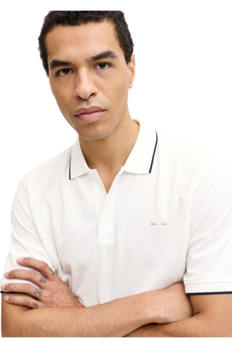 Tricou JACK &JONES Alves Polo - 12274681-Cloud Dancer [6]