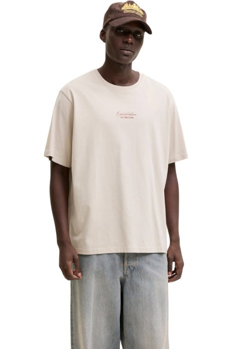 Tricou JACK &JONES Art Print SS - 12288095-Moonbeam [1]