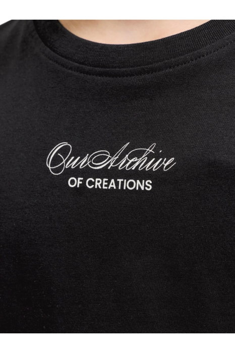 Tricou JACK &JONES Art Print SS JNR - 12289921-Black [3]